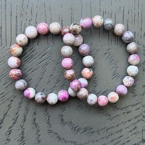 Cobalt Calcite bracelet 10mm SIZE 6.5’